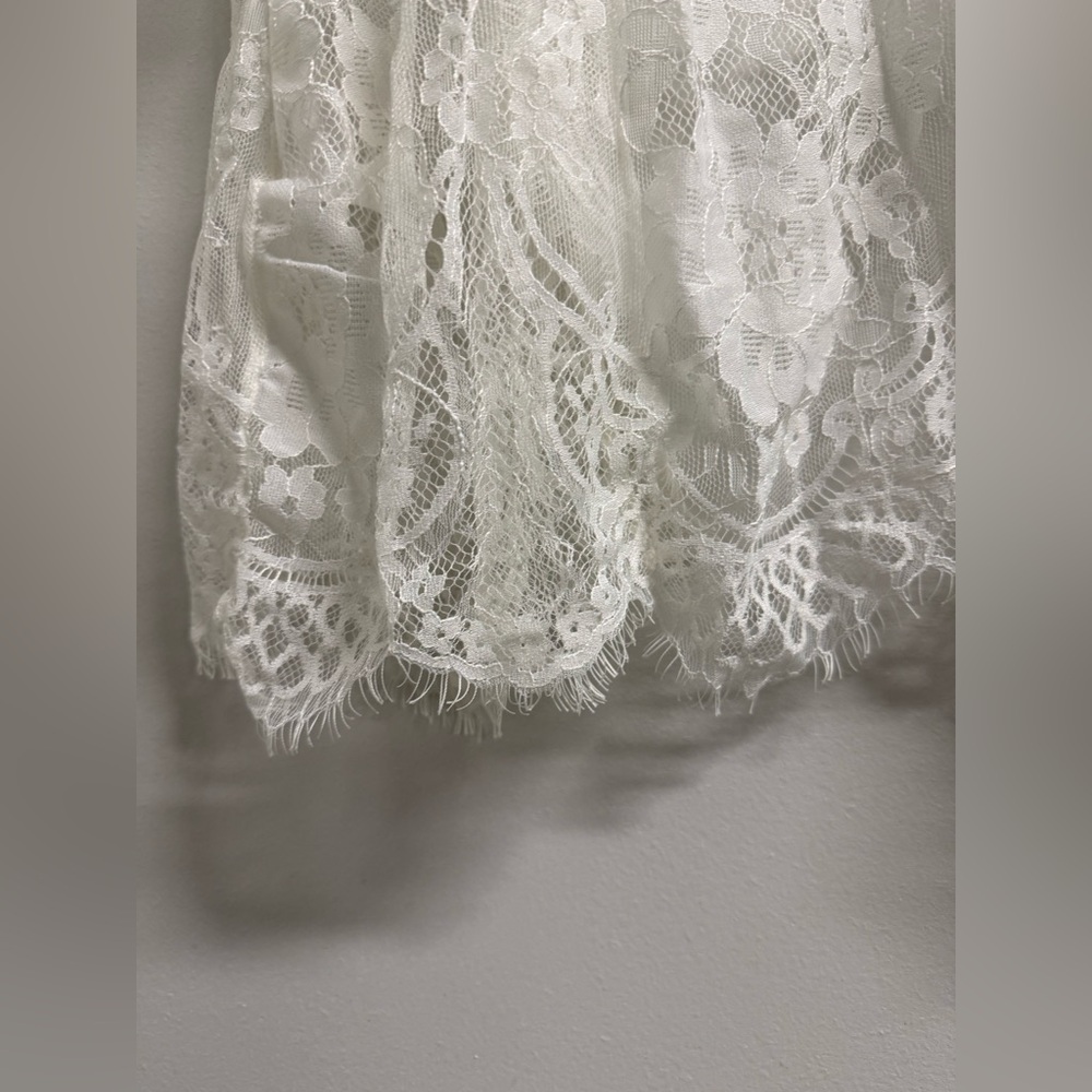 Engineered Lace Kimono Robe - Picture 3 of 6